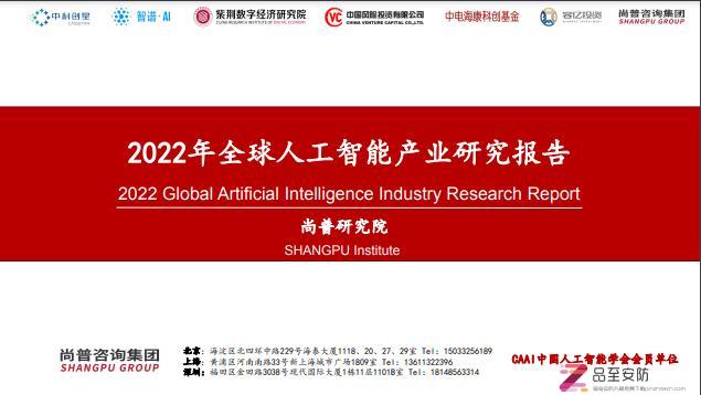 2022年全球人工智能产业研究报告-120页（P下载）